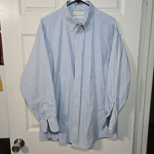 Men's Blue Checkered Shirt